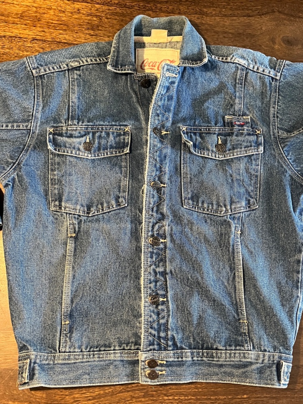 Rare Vintage Y2Ks  Coca Cola Denim Jacket. Size M